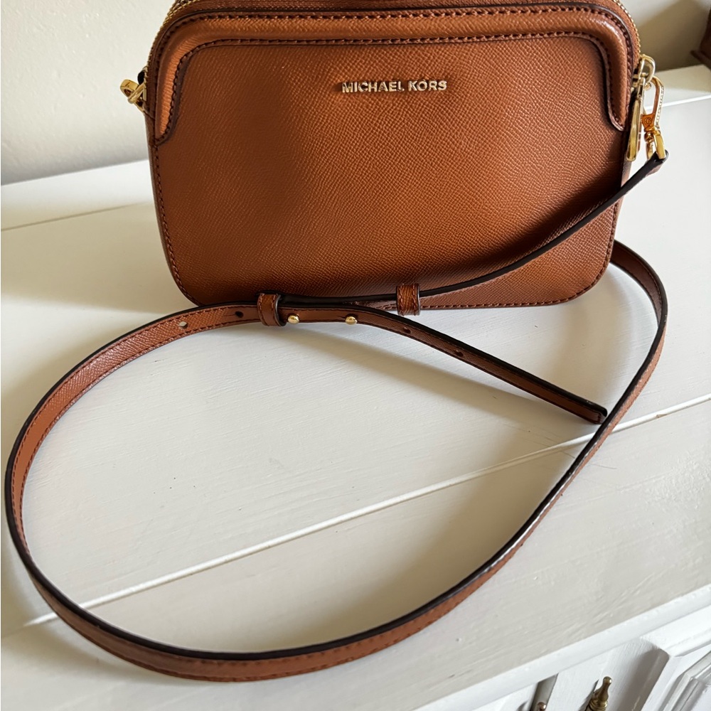 Michael Kors Tan Crossbody Bag
